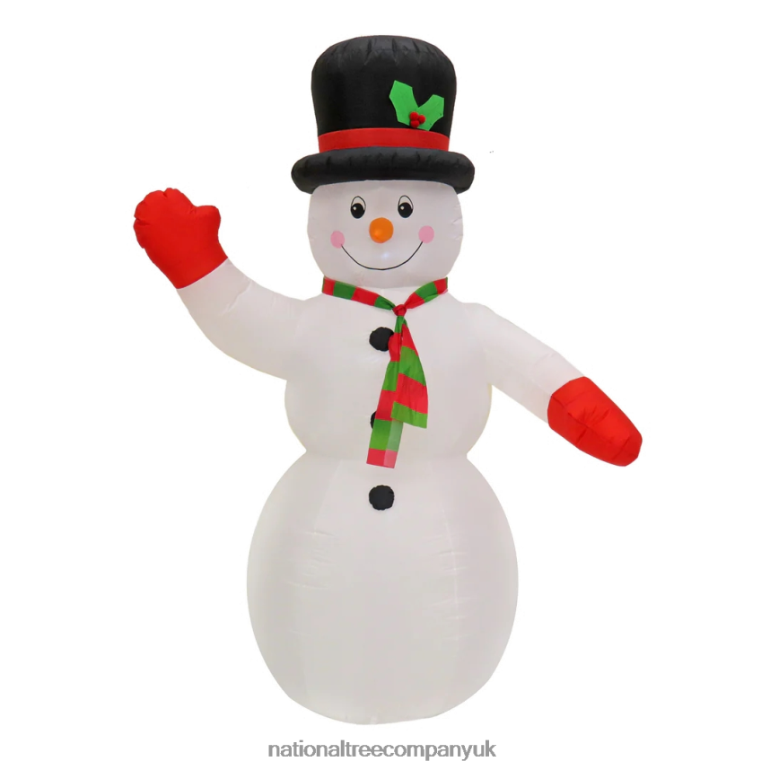 decoration | National Tree Company First Traditions Collection 8 Inflatable Prelit Snowman F2L4F658